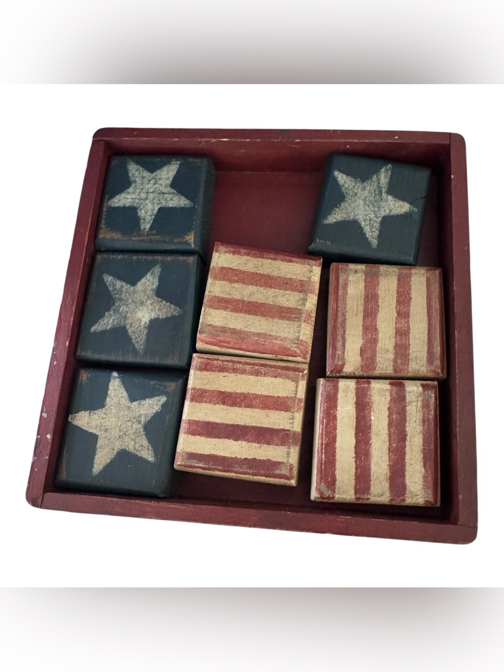 Tic Tac Toe 🇺🇸 Wooden Set